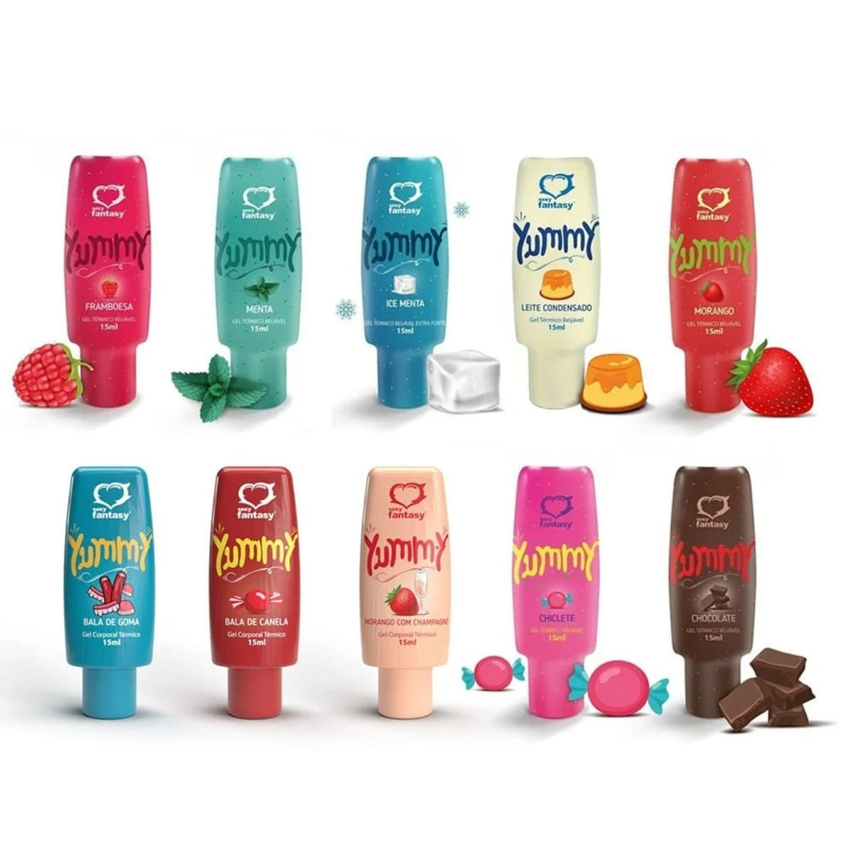 Gel Térmico Beijável - 15ml - Sexy Fantasy
