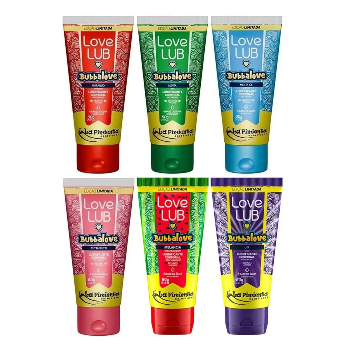 Gel Lubrificante Beijável Love Lub - 60g - La Pimienta
