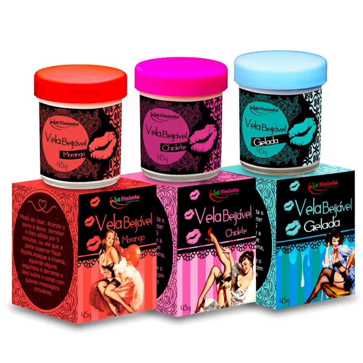 Vela Beijável Aromatizada - La Pimienta