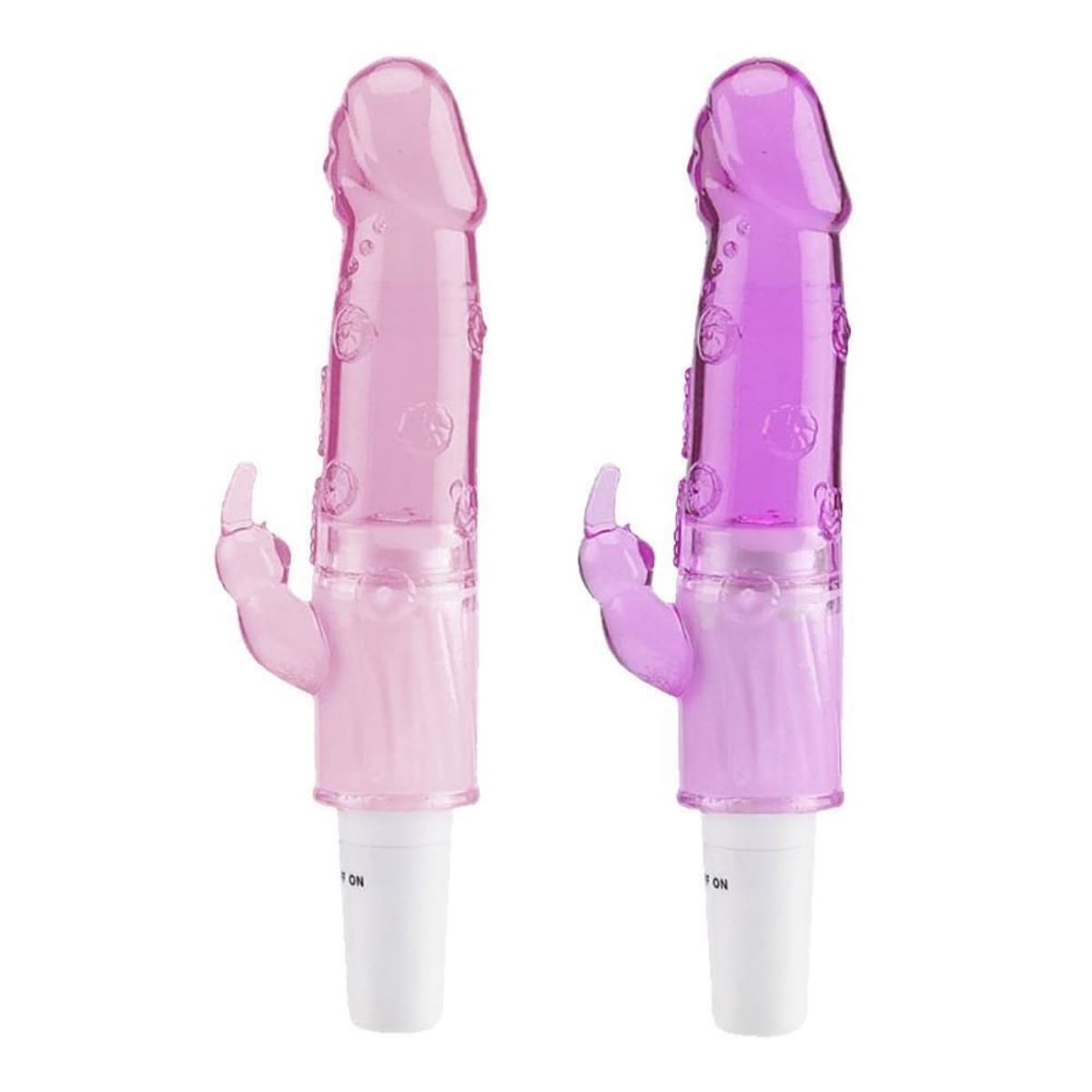 Vibrador Rabbit Jelly Duplo Estímulo